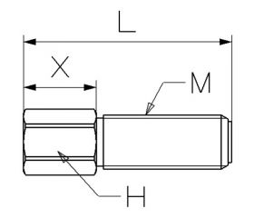EXTRACTOR FORZA DE PLATOS MAGNÉTICOS PARA ROSCA INTERIOR PARA MOTO