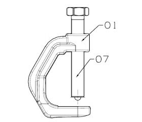 EXTRACTOR DE RÓTULA FORZA DE ACCIÓN DIRECTA