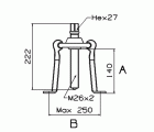 EXTRACTOR DE CUBOS DE RUEDAS