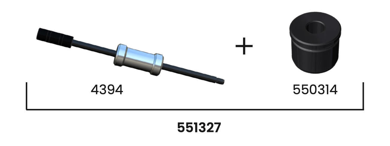 BARRA DE IMPACTO 2KG CON ADAPTADOR FORZA  PARA EXTRAER BUJES