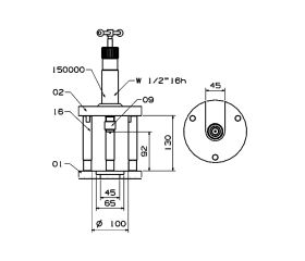 EXTRACTOR HIDRÁULICO DE RÓTULAS FORZA PARA CAMIONES