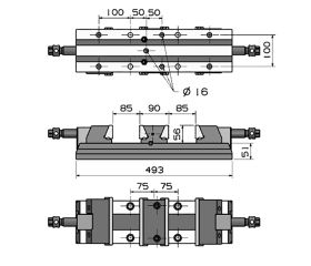 MORDAZA FORZA DOBLE PARA CUBOS SERIE 60D