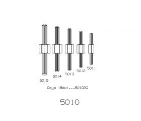 JUEGO DE MACHOS ESTRIADOS FORZA SERIE 5010