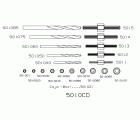 JUEGO EXTRACTOR DE TORNILLO ROTO FORZA CON BROCAS Y GUÍAS SERIE 5010C