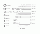 JUEGO EXTRACTOR TORNILLOS ROTOS FORZA CON BROCAS Y GUÍAS EXTERIORES SERIE 5010TR