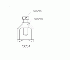EXTRACTOR DE RÓTULA FORZA TIPO PUENTE