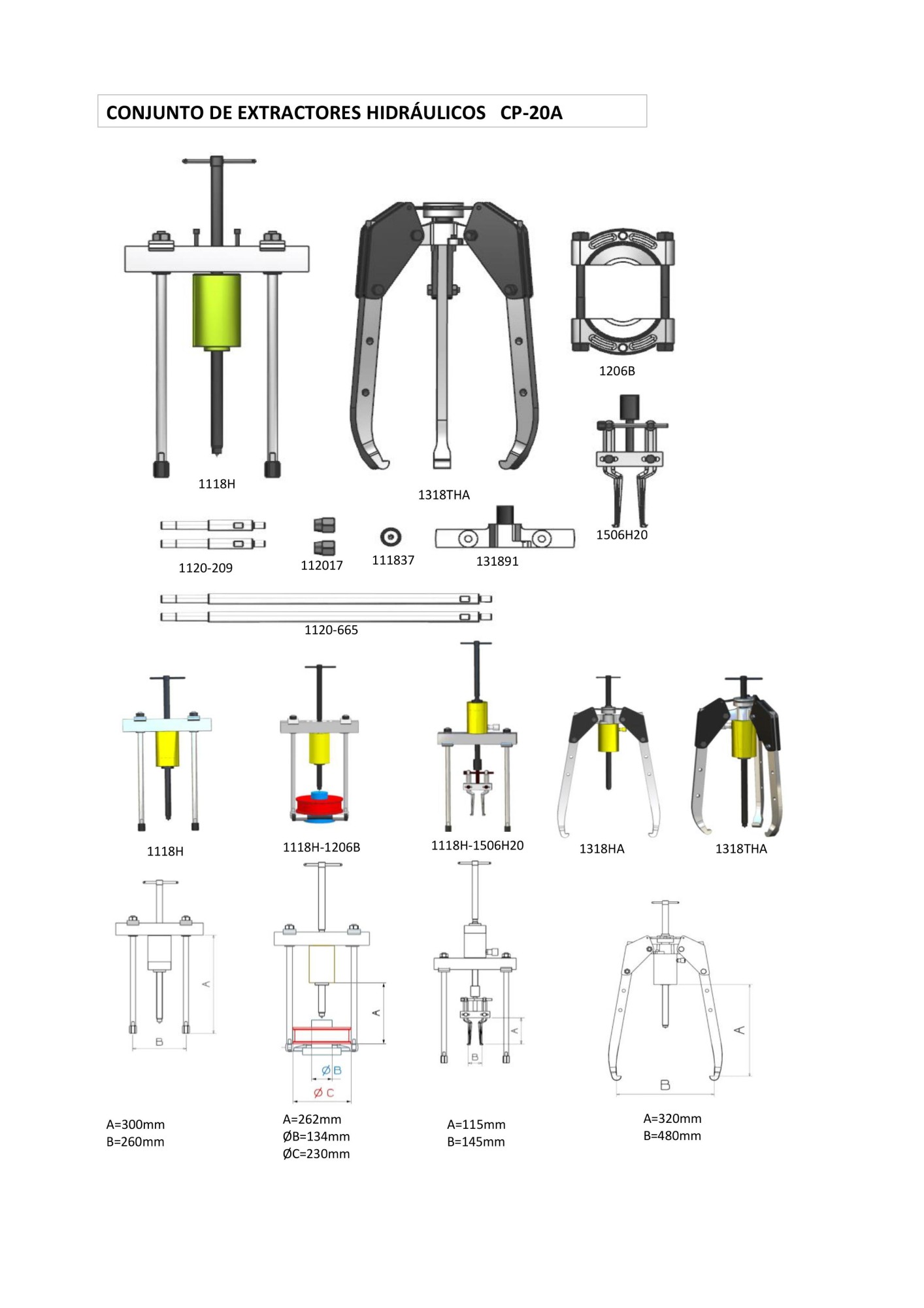 CONJUNTO HIDRÁULICO PARTE MECÁNICA FORZA SERIE CPA
