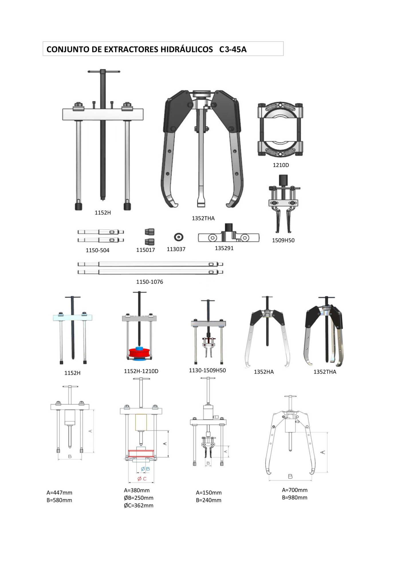 CONJUNTO HIDRÁULICO PARTE MECÁNICA FORZA SERIE CP