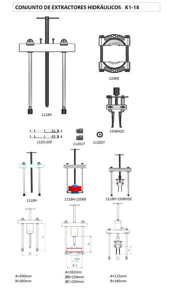 CONJUNTO HIDRÁULICO PARTE MECÁNICA FORZA SERIE KP