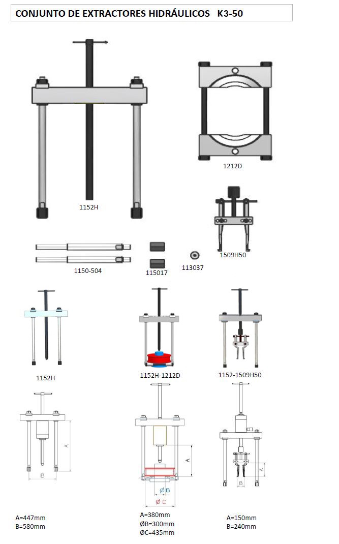 CONJUNTO HIDRÁULICO PARTE MECÁNICA FORZA SERIE KP