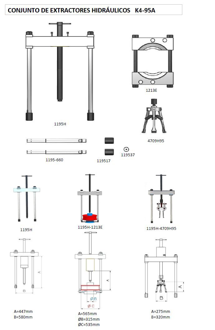 CONJUNTO HIDRÁULICO PARTE MECÁNICA FORZA SERIE KP