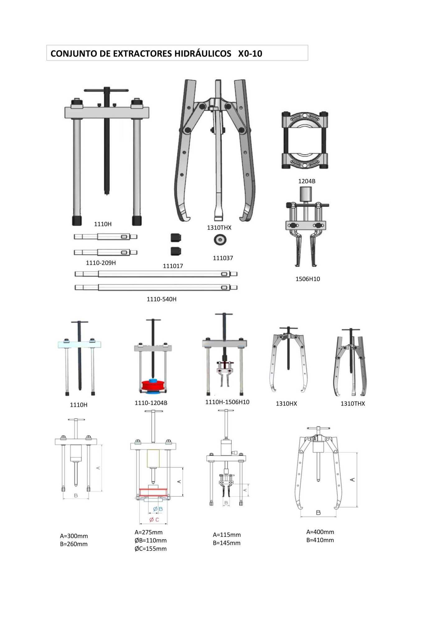 CONJUNTO HIDRÁULICO PARTE MECÁNICA FORZA SERIE XP