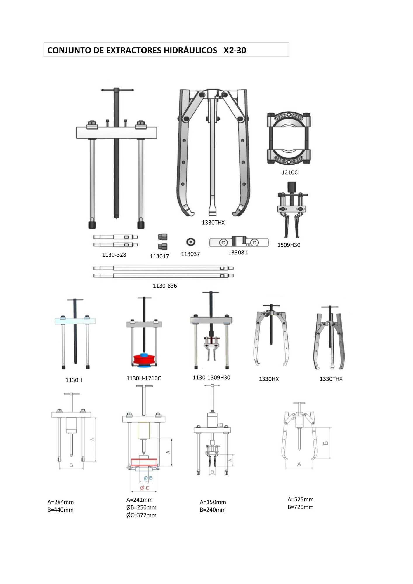 CONJUNTO HIDRÁULICO PARTE MECÁNICA FORZA SERIE XP