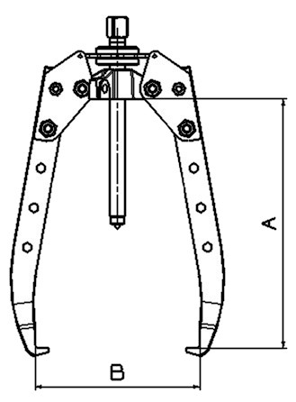 EXTRACTOR FORZA SERIE 7300AT AUTOCENTRANTE
