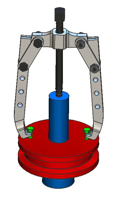 EXTRACTOR FORZA SERIE 7300L MECÁNICO DE 2 PATAS LARGAS