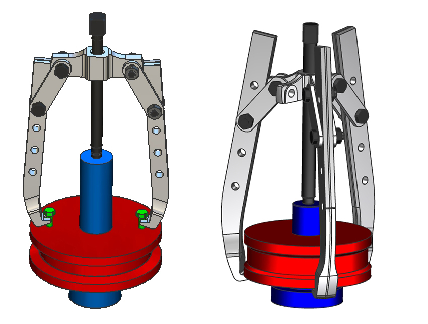 EXTRACTOR FORZA SERIE 7300 MECÁNICO DE 2 PATAS