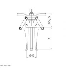 EXTRACTOR AJUSTABLE FORZA DE INTERIORES 2 Y 3 PATAS