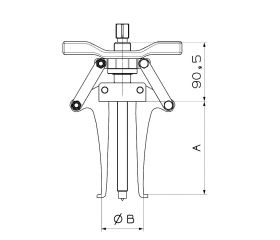 EXTRACTOR AJUSTABLE FORZA DE INTERIORES Y EXTERIORES 2 Y 3 PATAS