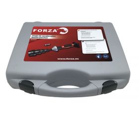 JUEGO DE SACABOCADOS INTERCAMBIABLES FORZA DE 2 A 50MM + PUNTA DE CENTRAJE RETRACTABLE