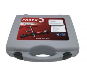 JUEGO DE SACABOCADOS INTERCAMBIABLES FORZA DE 3 A 30MM + COMPAS 330MM