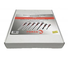 JUEGO DE 5 BOTADORES LARGOS FORZA DE 10-12-14-16-18MM Y DOS CORTAFRÍOS FORZA DE 15 y 25MM