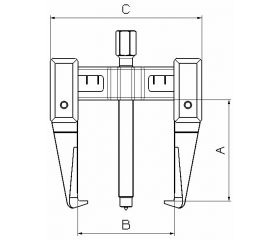 EXTRACTOR FORZA SERIE 9000T DE 3 PATAS