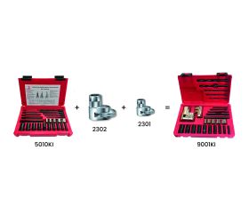 JUEGO FORZA DE EXTRACTORES DE ESPARRAGOS Y TORNILLOS ROTOS SERIE 9001KI