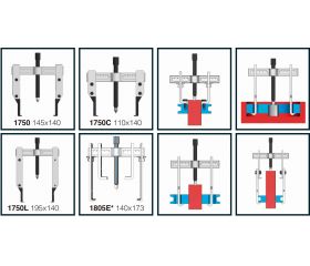 JUEGO DE EXTRACTOR MÚLTIPLE FORZA DE PATAS FINAS