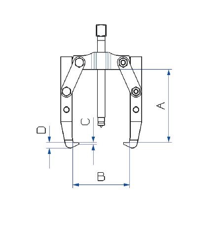 EXTRACTOR FORZA SERIE 9300 MECÁNICO DE 2 PATAS