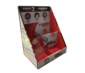 EXPOSITOR DE CARTÓN PARA DISCOS LENOX METALMAX