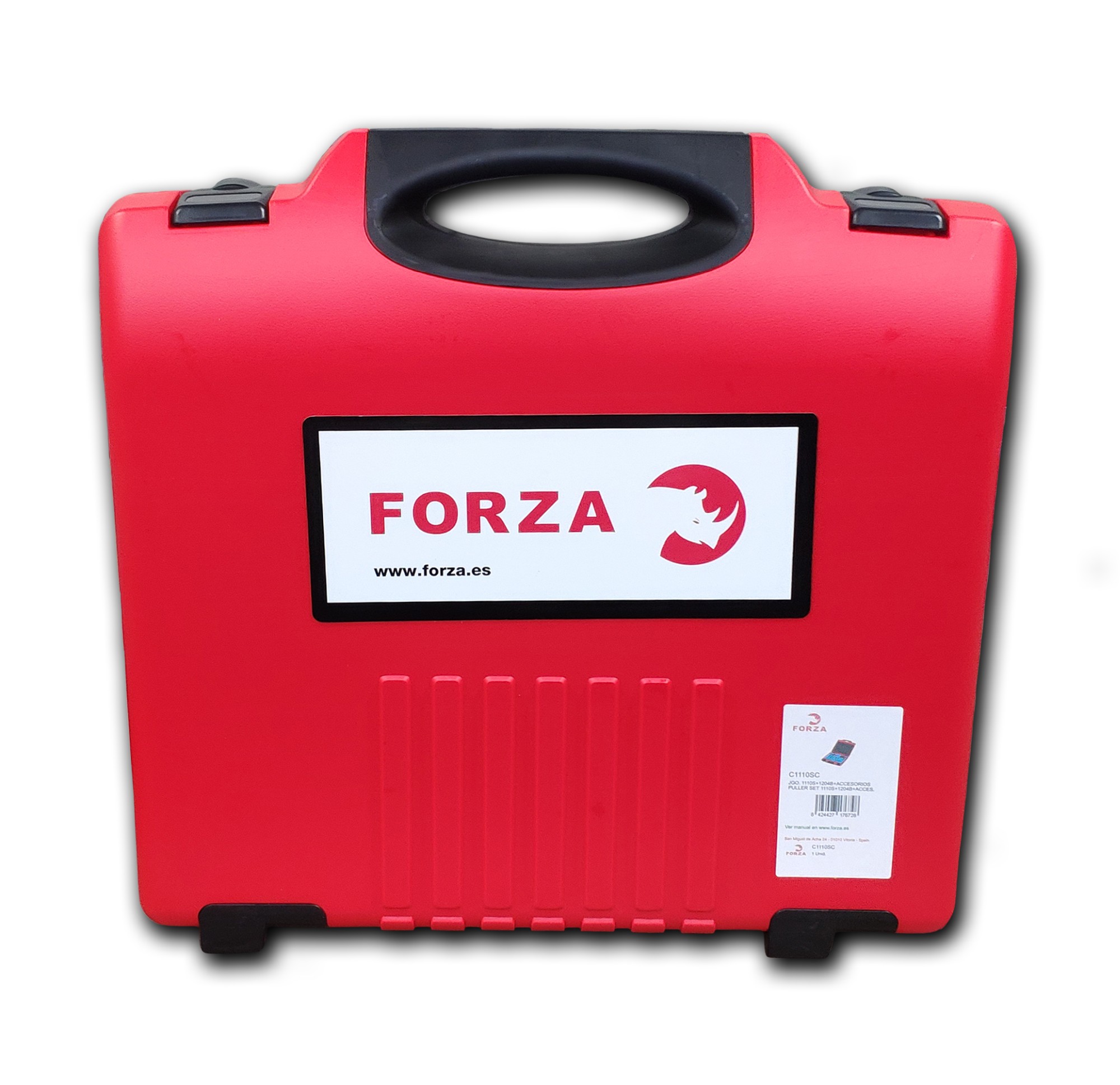 JUEGO DE EXTRACTORES FORZA SERIE C1110SC DE PUENTE GUILLOTINA Y PATAS EN MALETÍN