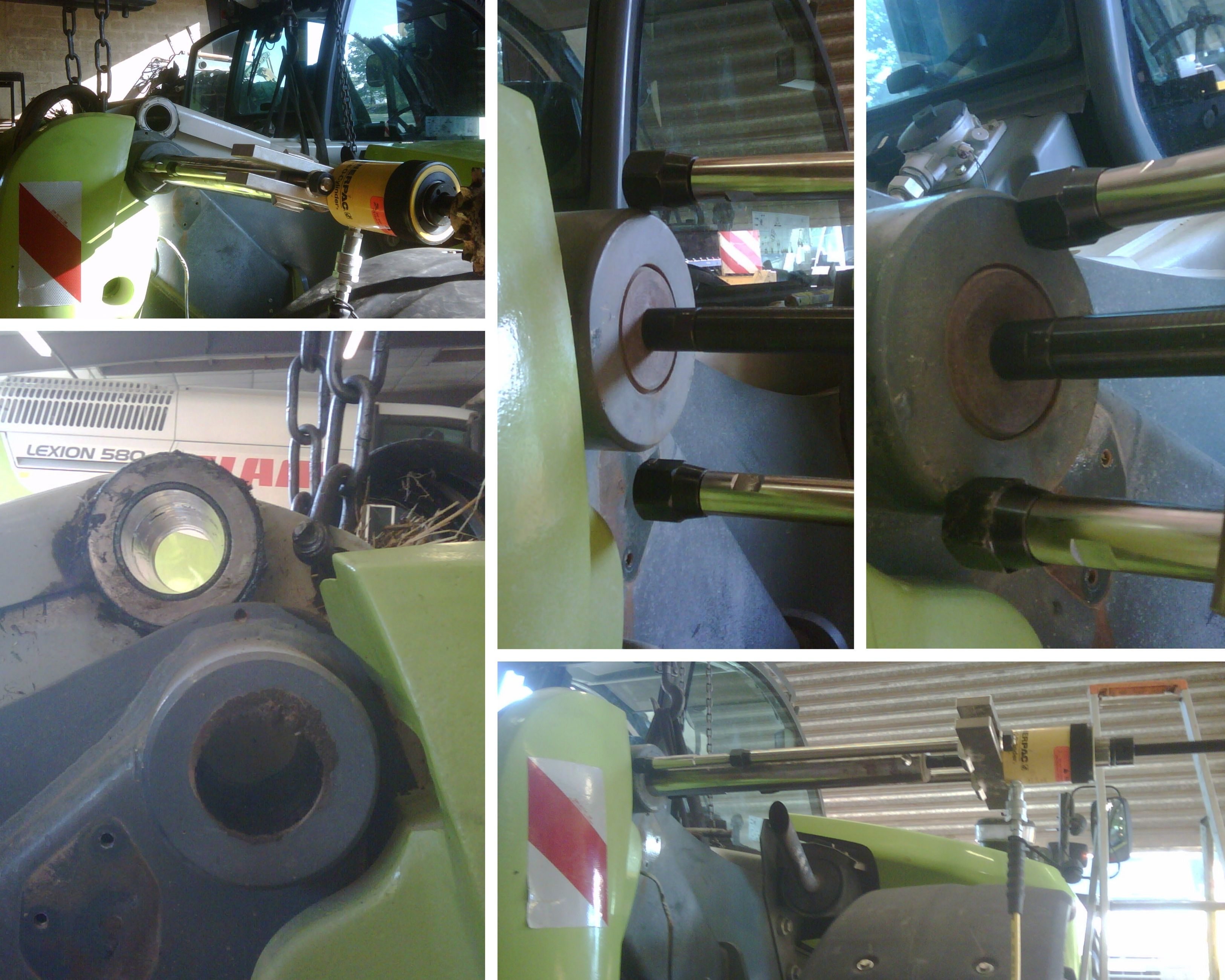 EXTRACTOR DE BULONES CON PARTE HIDRÁULICA A TRACCIÓN 20TON