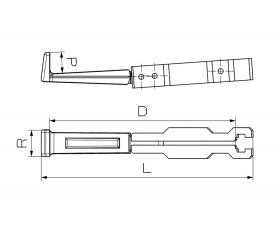 PATA RÍGIDA COMPLETA SERIE 2400L-2400LT