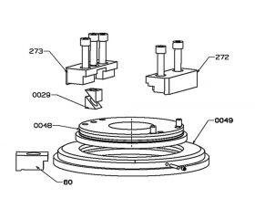 BASE GIRATORIA FORZA PARA MORDAZAS DESCENDENTES