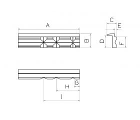 BOCA DE ALUMINIO EN V FORZA PARA TORNILLO DE BANCO