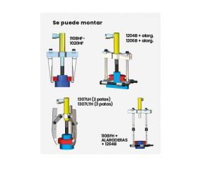 CONJUNTO EXTRACTOR HIDRÁULICO COMPLETO FORZA SERIE C3000