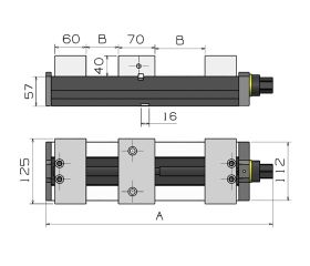 MORDAZA FORZA GEMELA AUTOCENTRANTE CON BOCAS PARA MECANIZAR