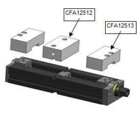 MORDAZA FORZA GEMELA AUTOCENTRANTE CON BOCAS PARA MECANIZAR