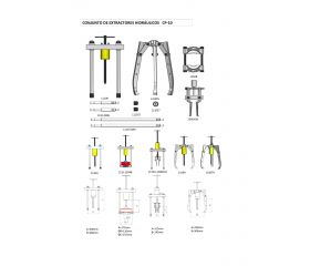 CONJUNTO EXTRACTOR HIDRÁULICO COMPLETO FORZA SERIE CP
