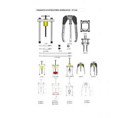 CONJUNTO EXTRACTOR HIDRÁULICO COMPLETO FORZA SERIE CPA