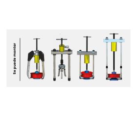 CONJUNTO EXTRACTOR HIDRÁULICO AUTOCENTRANTE COMPLETO FORZA SERIE XPE