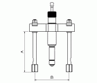 EXTRACTOR HIDRÁULICO FORZA CON ALARGADERAS SERIE 1112H