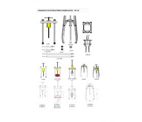 CONJUNTO EXTRACTOR HIDRÁULICO COMPLETO FORZA SERIE XP