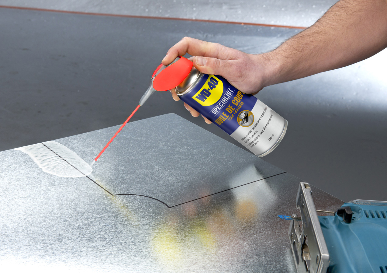 WD-40 Specialist Olio Da Taglio 400ml: Spray Per Foratura E Lavorazione Metalli, Antiusura