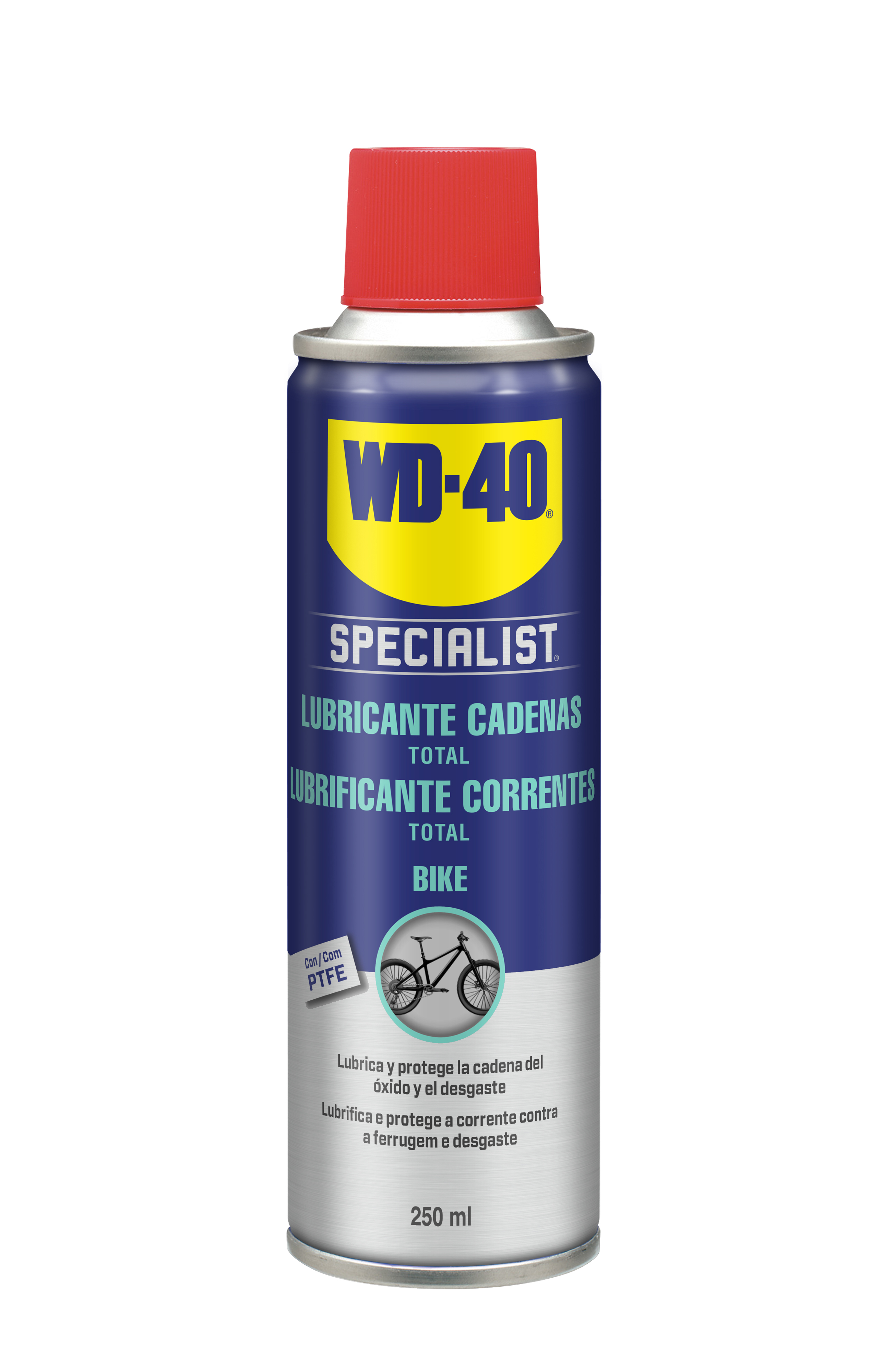 WD-40 Bike Lubricante de Cadenas All Conditions 250ml