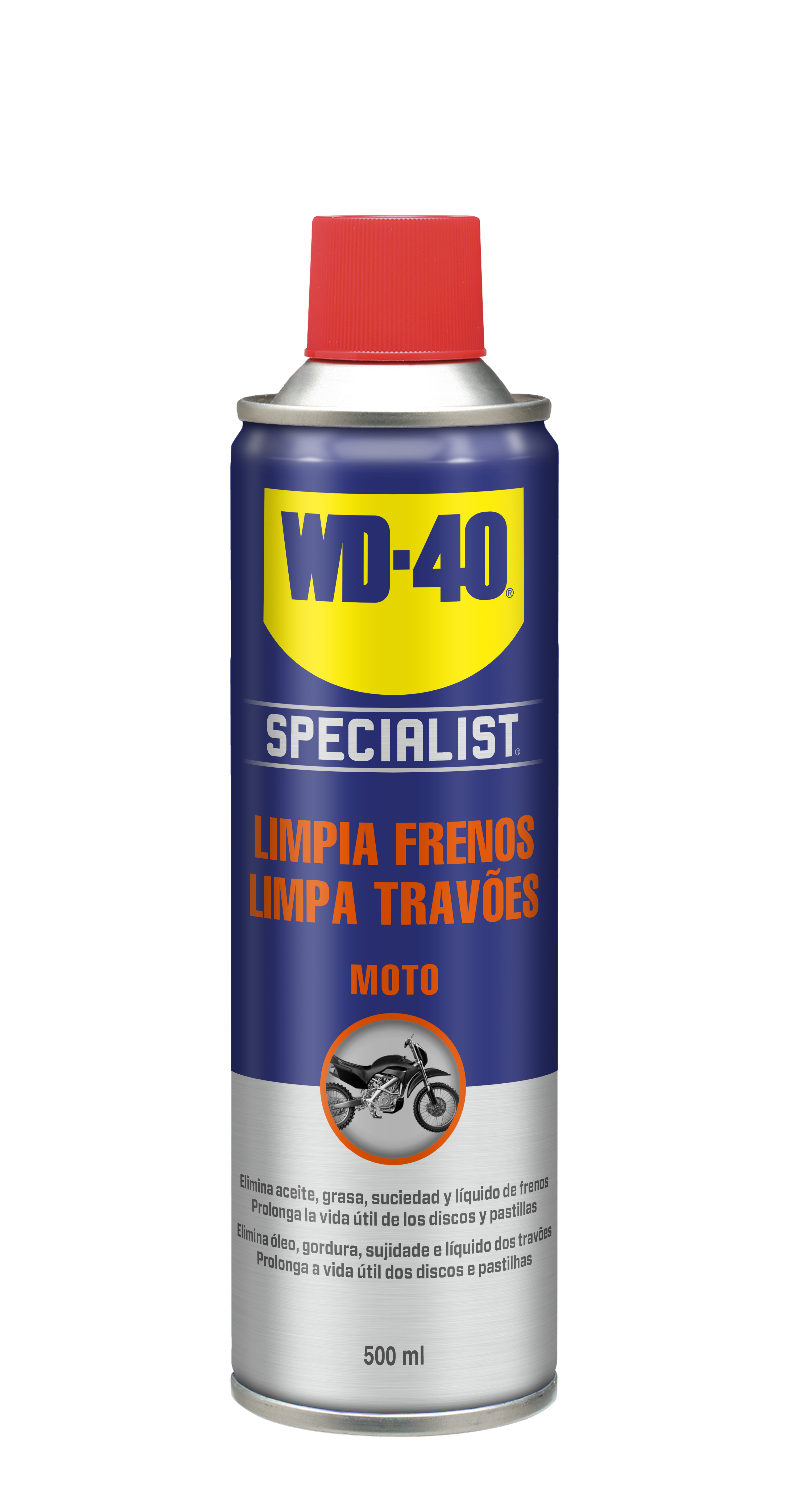 WD-40 Specialist Moto Limpia Frenos 500ml