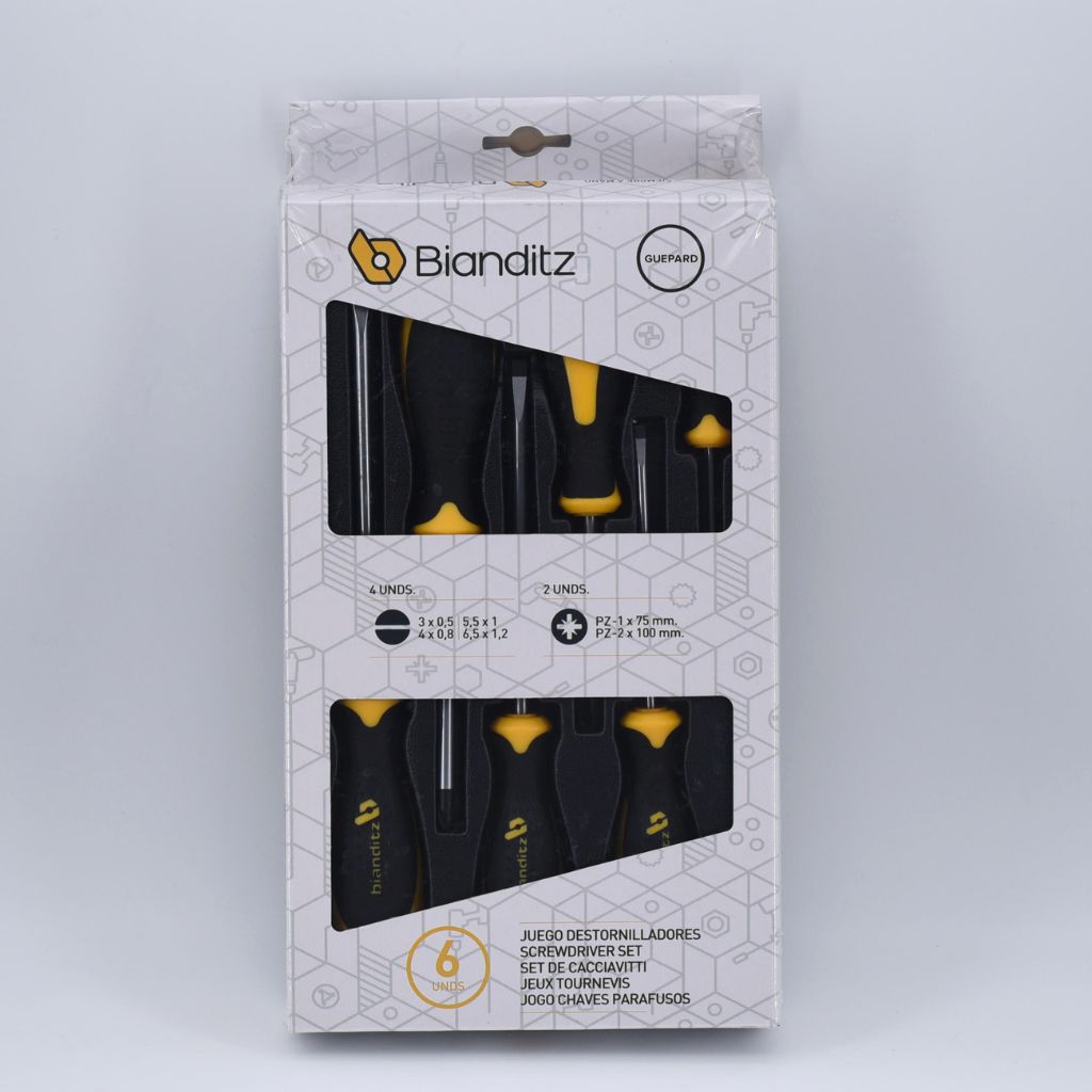 Bianditz Guepard Screwdriver Set PZ Straight. (1u.)