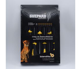 Juego destornilladores Bianditz Guepard Pz-Recto 4u