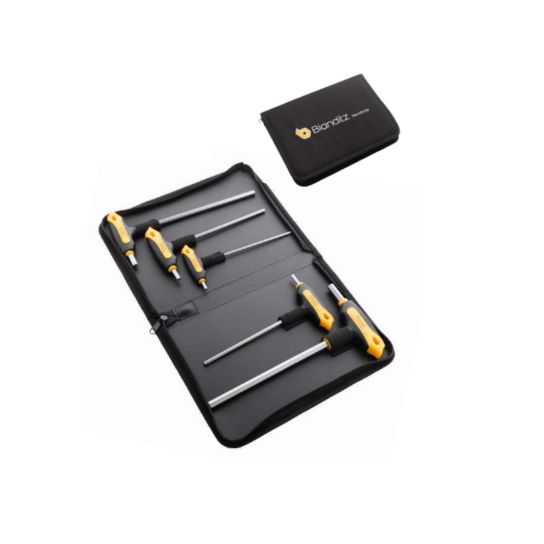 Bianditz Fox+ T handle set 2, 3, 4, 5, 6mm Hex. ball