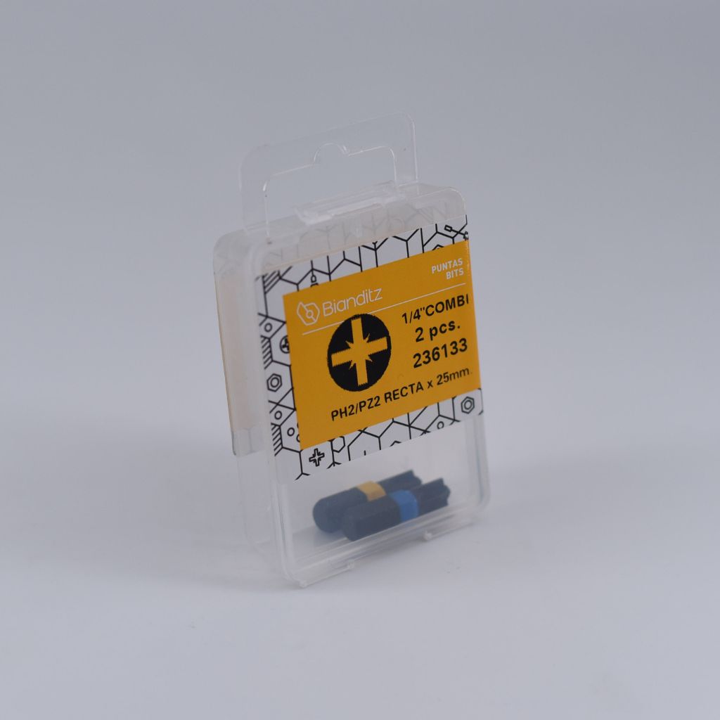 Bianditz combi Bits PZ 2 PH2 x 25mm 1/4